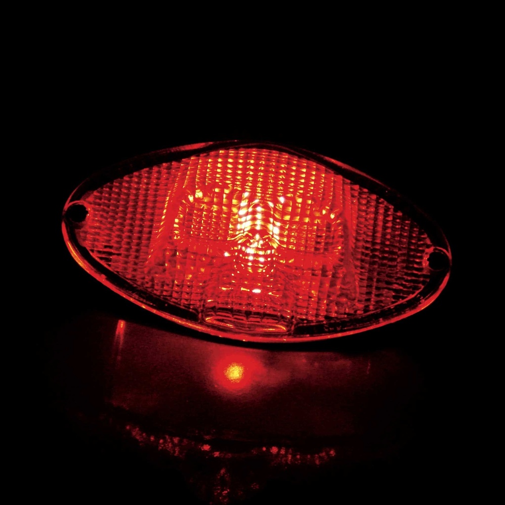 Bike-It Skull 3-D Rear Light