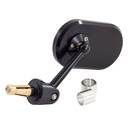 Oberon Oblong Adjustable Bar-End Mirror 12-19mm