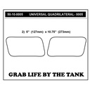 StompGrip Icon Universal Quadrilateral Tank Grips Traction Kit