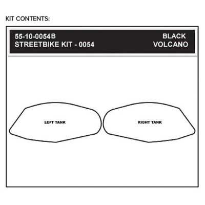 StompGrip Volcano Streetbike Clear Traction Kit