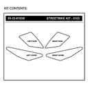 StompGrip Volcano Streetbike Black Traction Kit