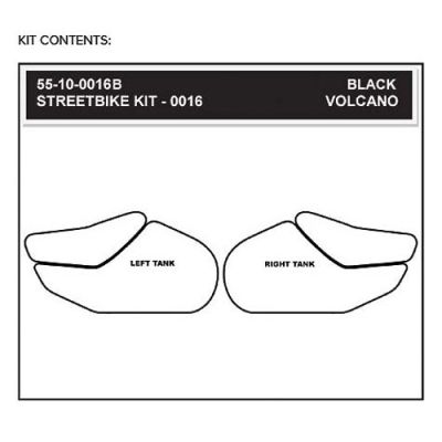 StompGrip Volcano Streetbike Clear Traction Kit