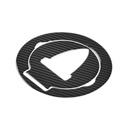 Red Dynamic Carbon Fibre Effect Motorcycle Fuel Cap Defender