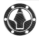 Red Dynamic Carbon Fibre Effect Motorcycle Fuel Cap Defender