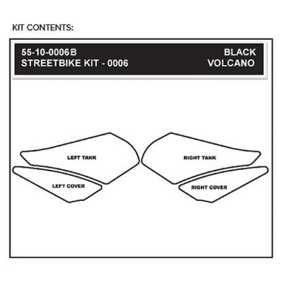 StompGrip Volcano Streetbike Clear Traction Kit