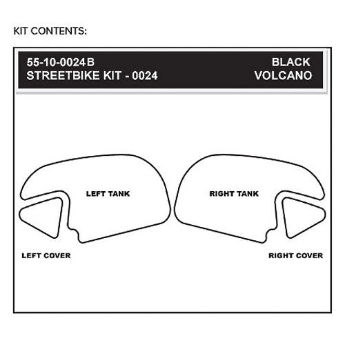 StompGrip Volcano Streetbike Clear Traction Kit