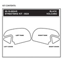 StompGrip Volcano Streetbike Black Traction Kit