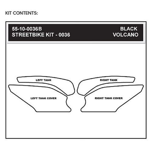 StompGrip Volcano Streetbike Clear Traction Kit