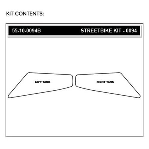 StompGrip Volcano Streetbike Clear Traction Kit