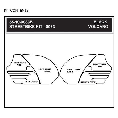 StompGrip Volcano Streetbike Clear Traction Kit