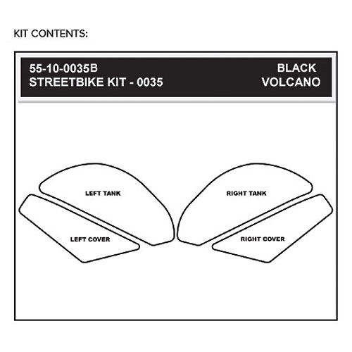 StompGrip Volcano Streetbike Clear Traction Kit