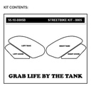 StompGrip Volcano Streetbike Black Traction Kit