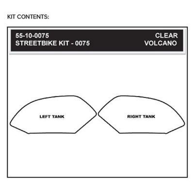 StompGrip Volcano Streetbike Clear Traction Kit