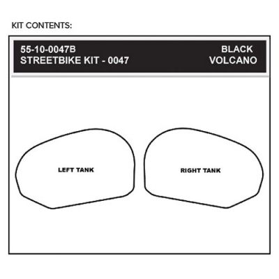 StompGrip Volcano Streetbike Black Traction Kit