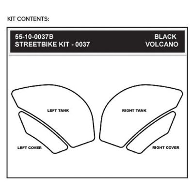 StompGrip Volcano Streetbike Clear Traction Kit