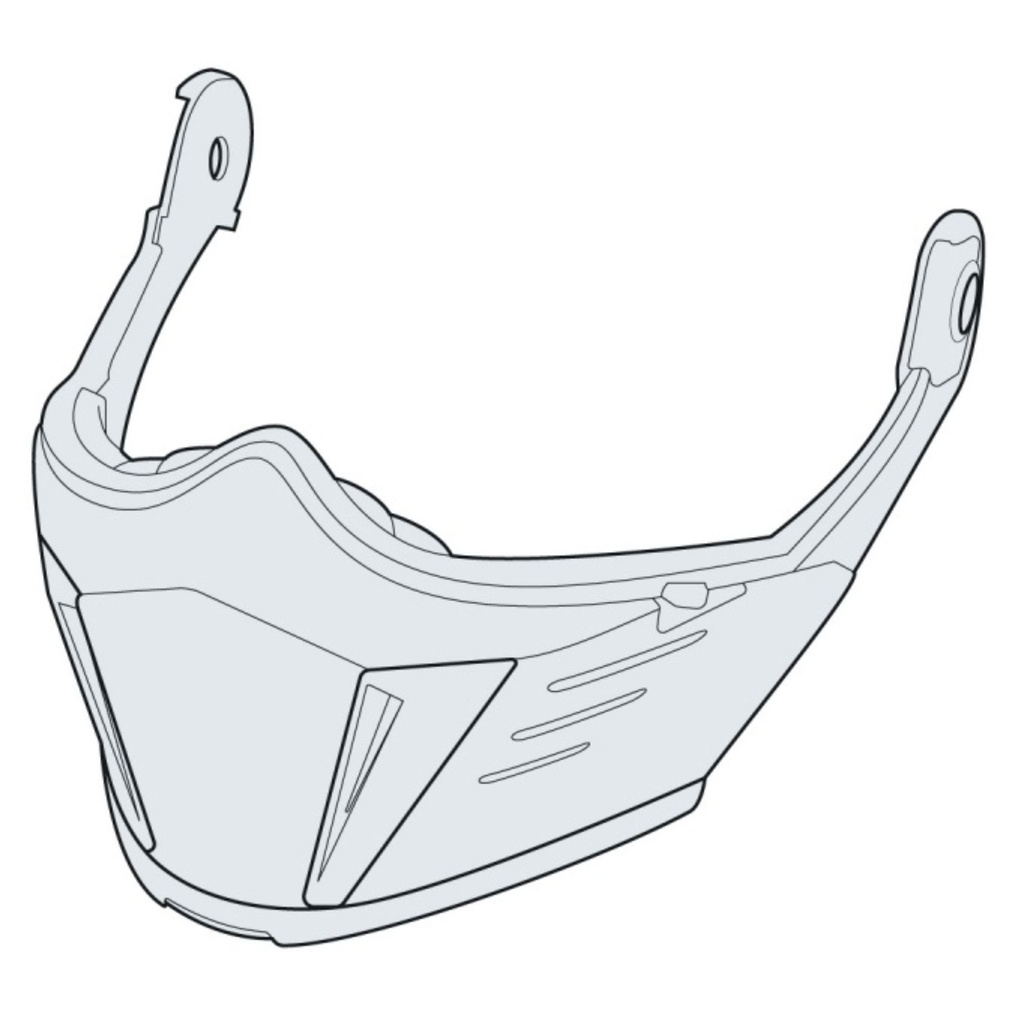 Simpson Darksome Helmet Chin Bar