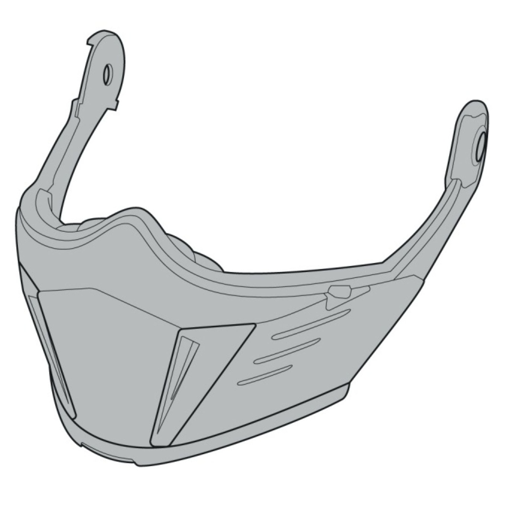 Simpson Darksome Helmet Chin Bar