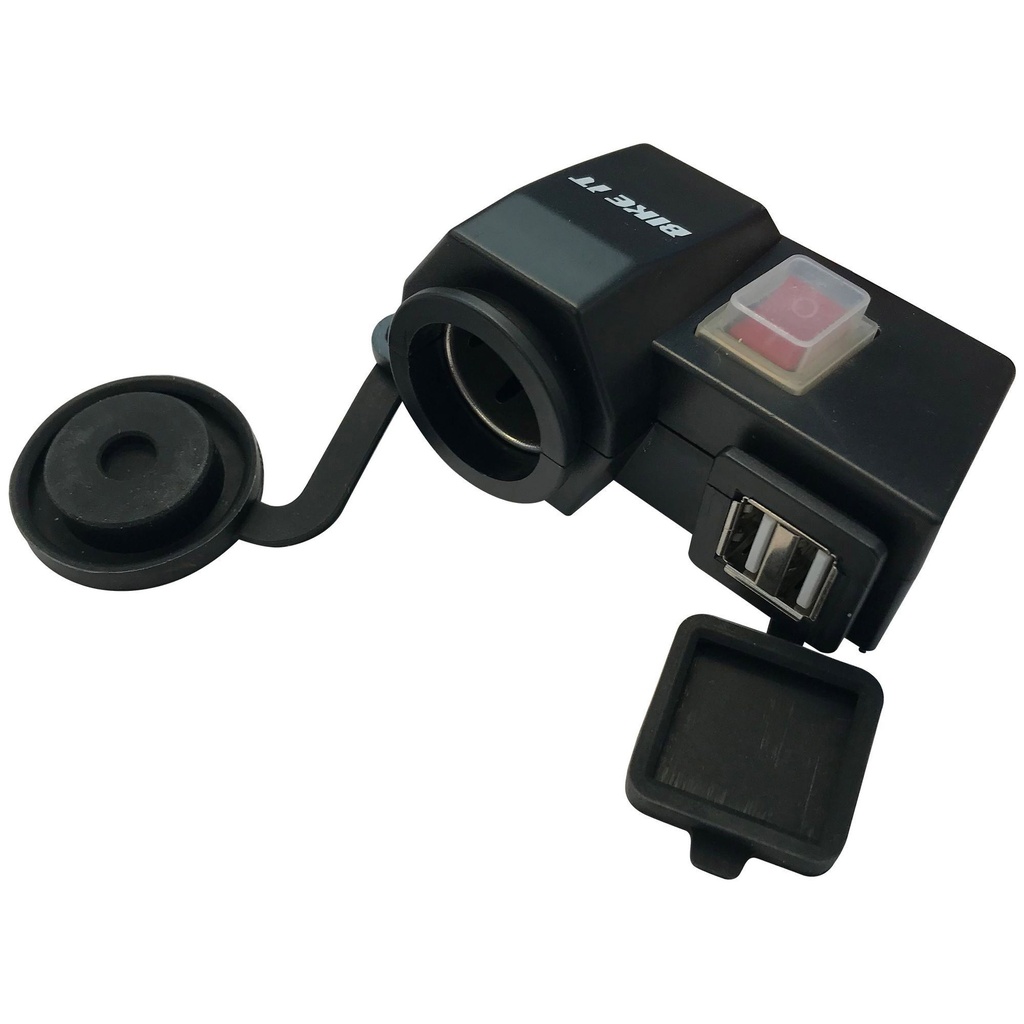 Bike It 12V Power Supply Unit (x2 USB Plus x1 Cigar Socket)