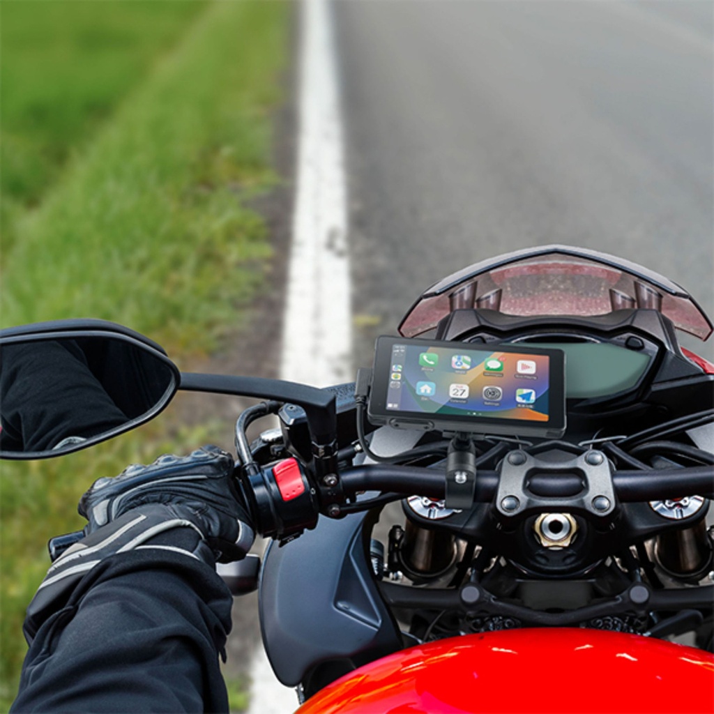 Interphone Ridesync Car-Play & Android-Auto For Motorcycles