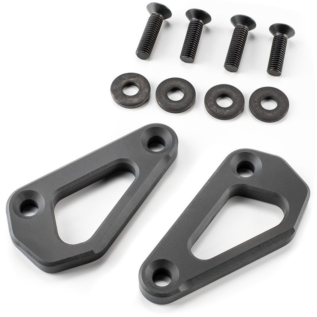 Kriega OS-Footrest Eliminator Plates - Aprilia Tuareg 660