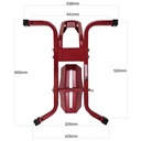 Warrior Motorcycle Wheel Chock - Fits 17-21" Wheels