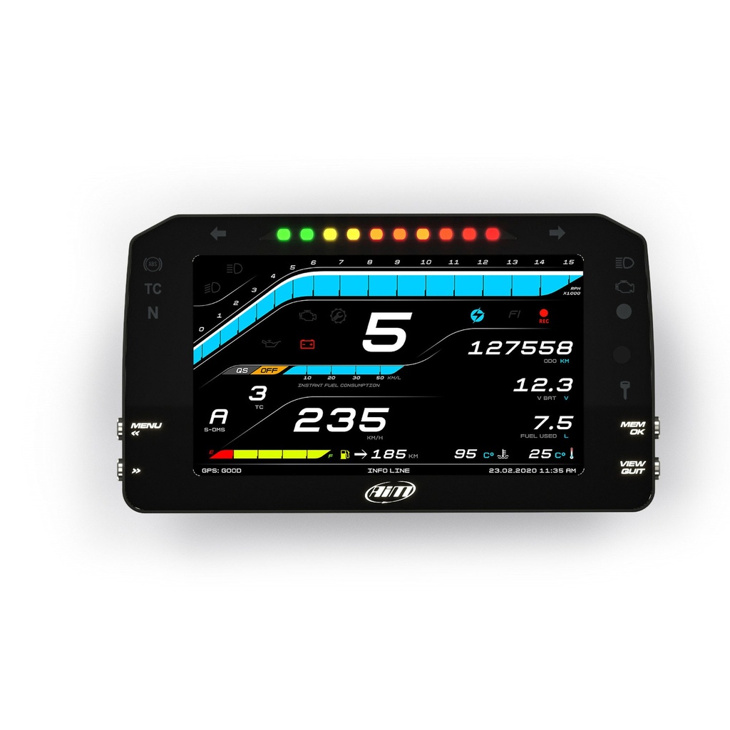 AIM MXPS Suzuki GSX-R 1000 Plug & Play Dash Logger