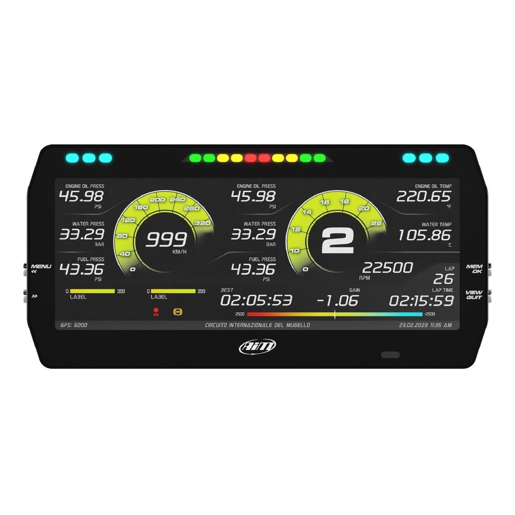AIM MXT 1.3 Strada Dash (10" Colour TFT Display)