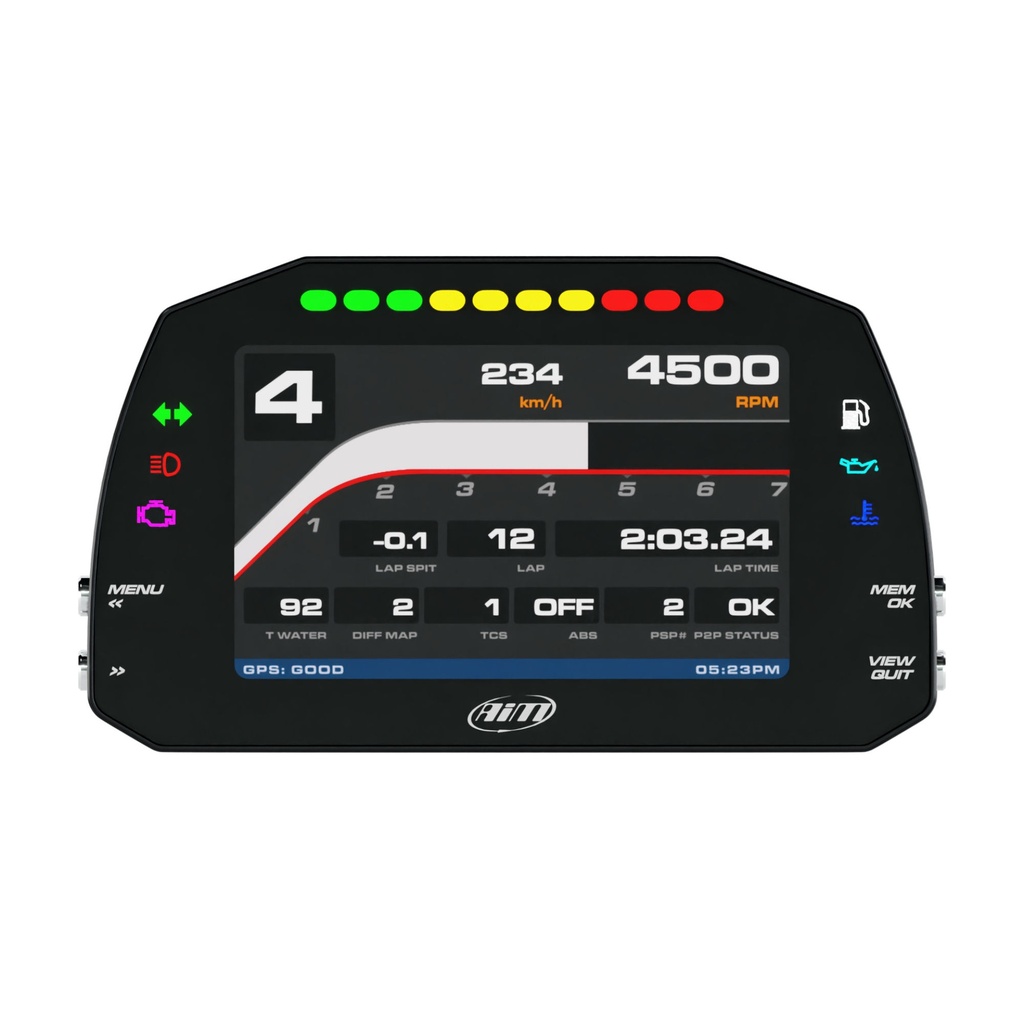 AIM MXS 1.3 Strada Light Dash (5" Colour TFT Display)