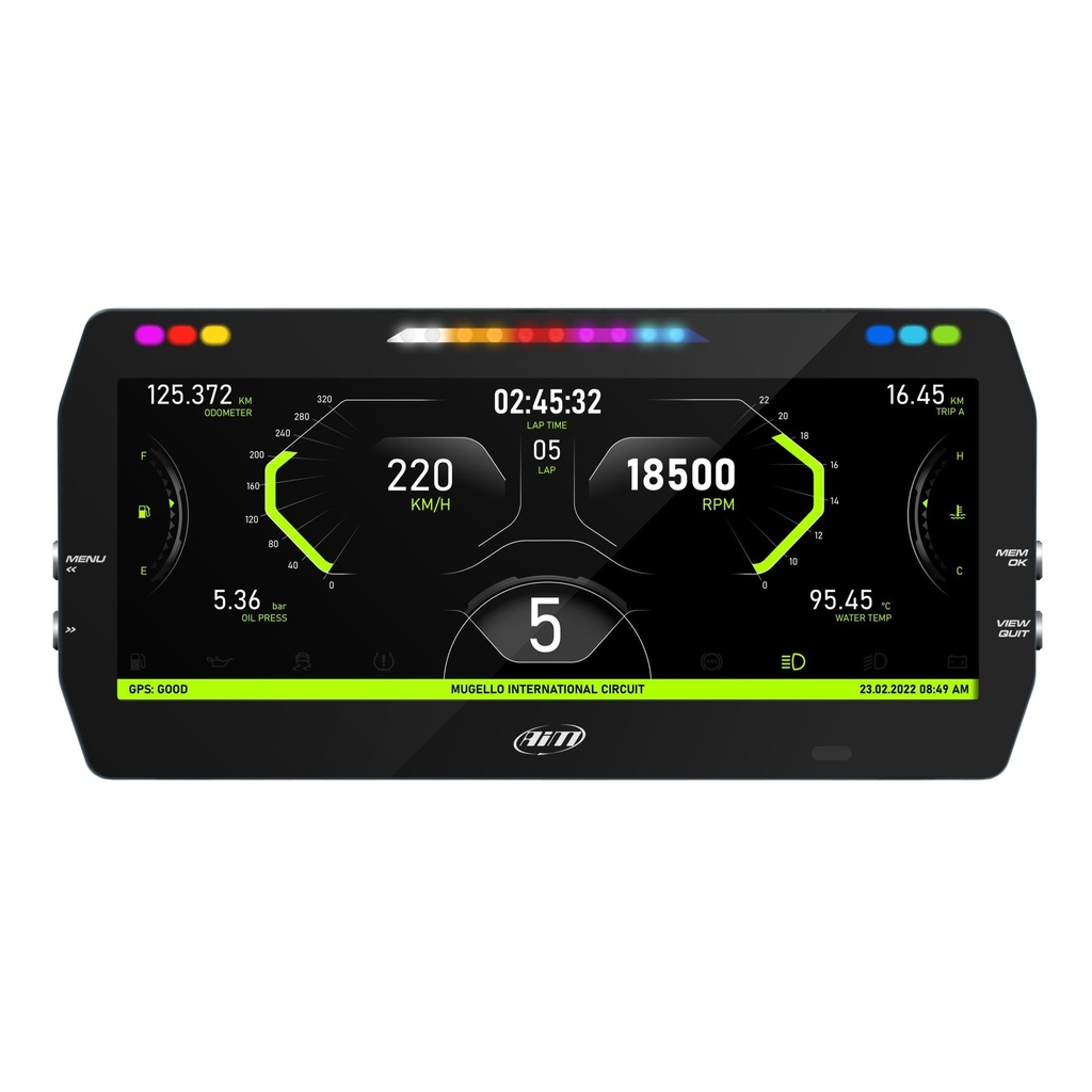 AIM MXT 1.3 Strada Dash (10" Colour TFT Display)