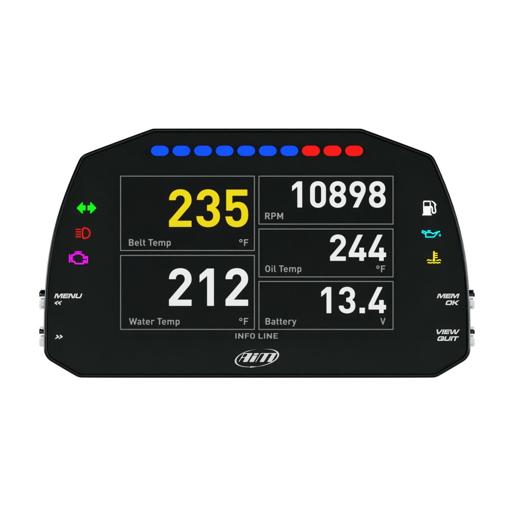 AIM MXS 1.3 Strada Light Dash (5" Colour TFT Display)