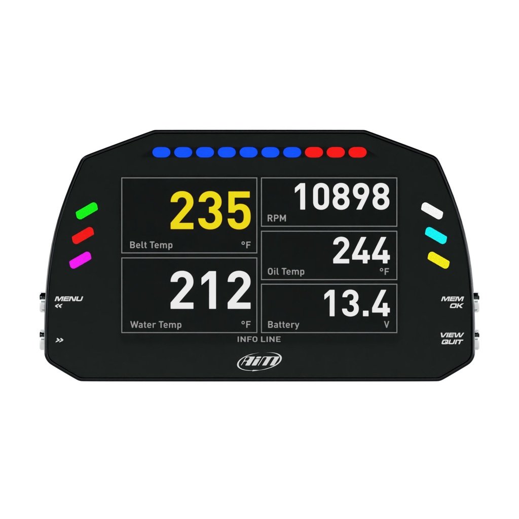 AIM MXS 1.3 Dash Logger (5” Colour TFT Display)