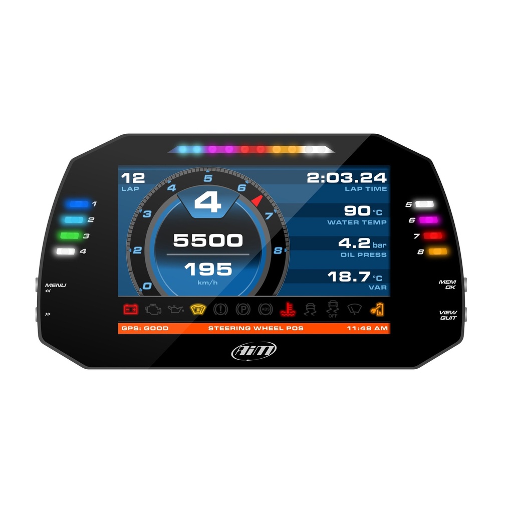 AIM MXG 1.3 Strada Dash (7" Colour TFT Display)
