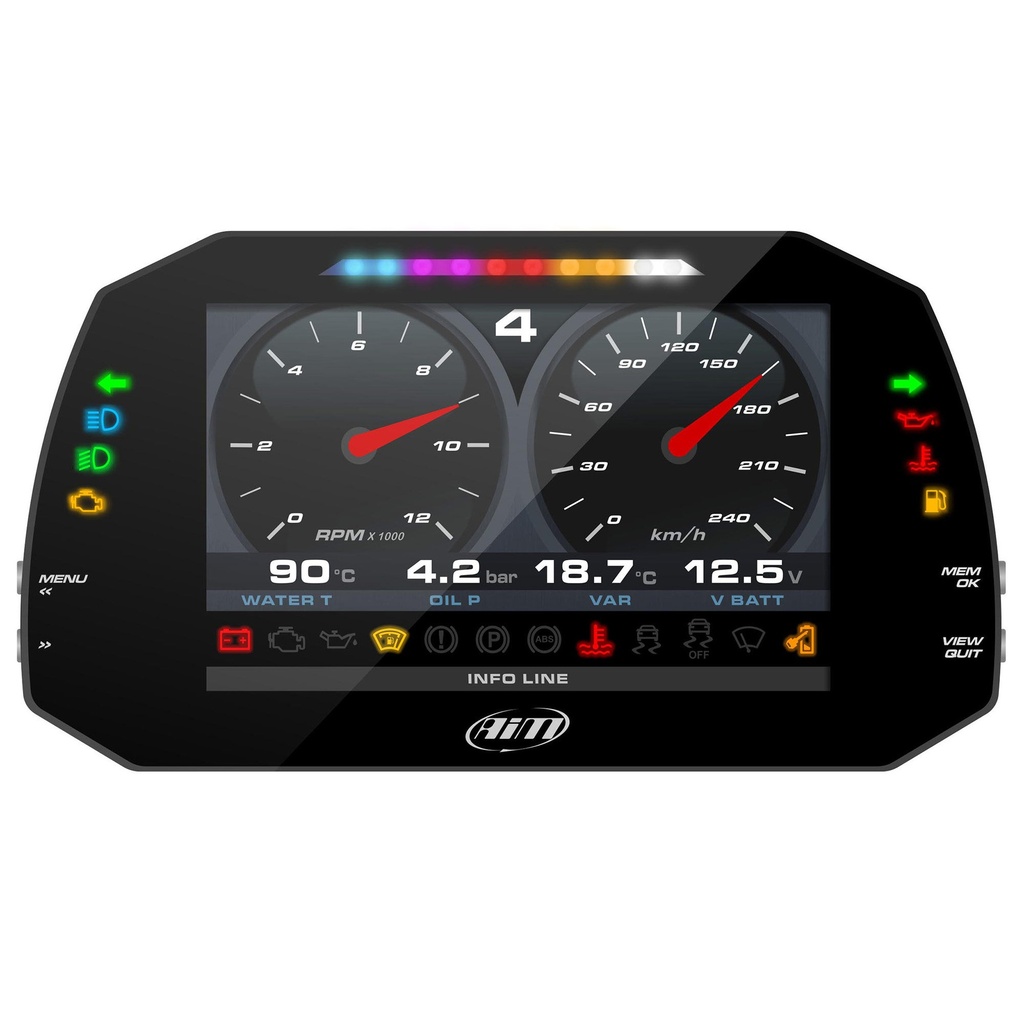 AIM MXG 1.3 Strada Dash (7" Colour TFT Display)