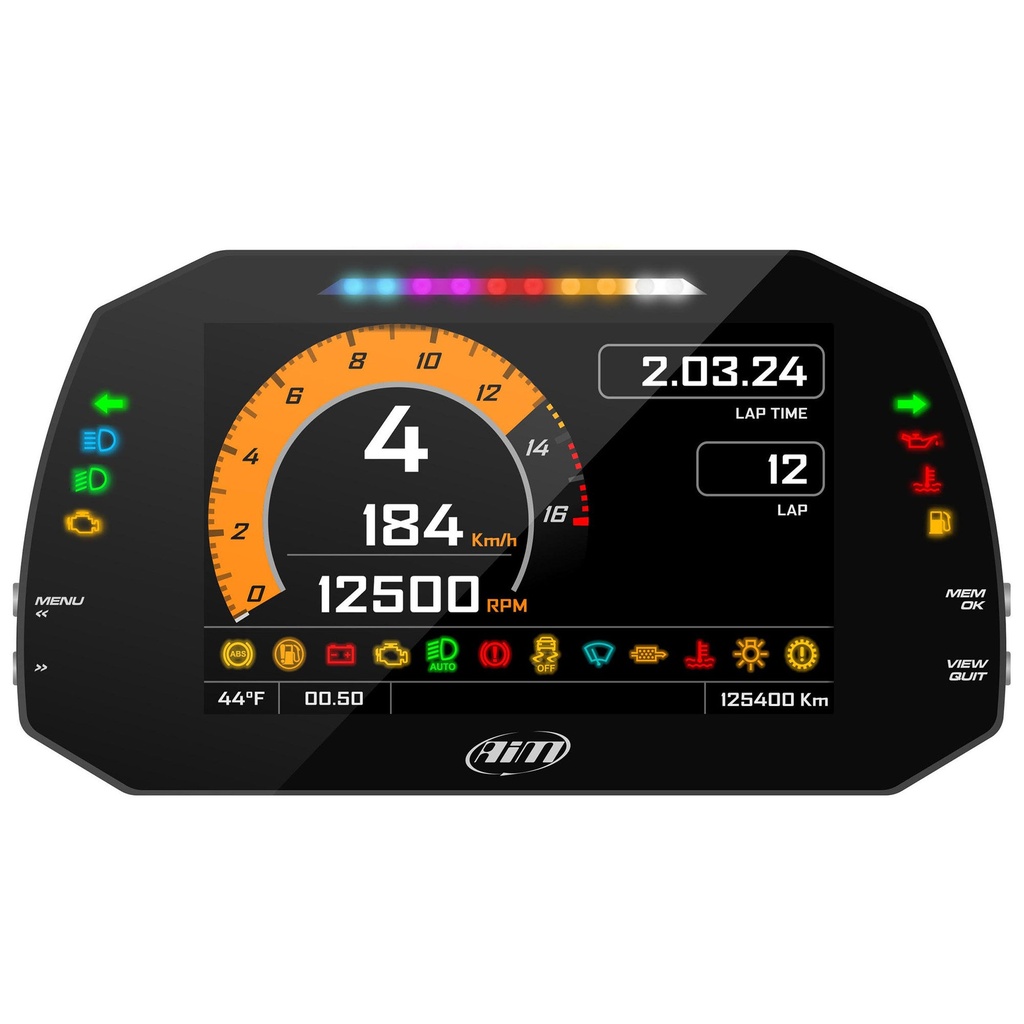 AIM MXG 1.3 Strada Dash (7" Colour TFT Display)