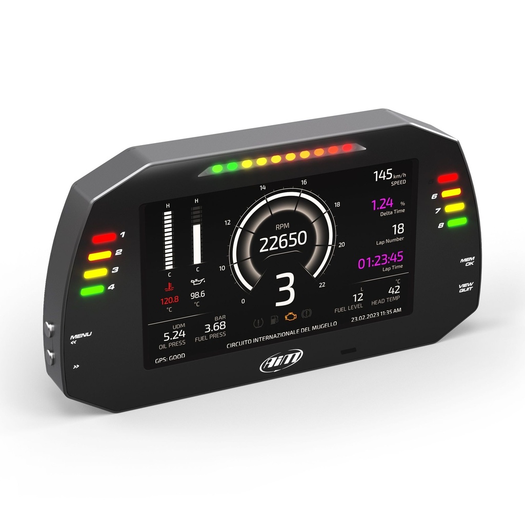 AIM MXG 1.3 Strada Light Dash (7" Colour TFT Display)