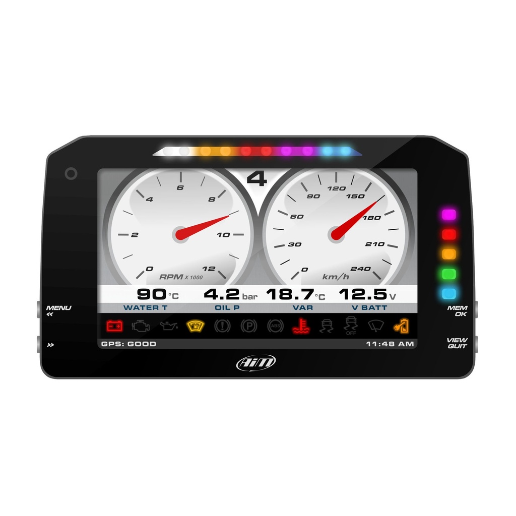 AIM MXP 1.3 Dash Logger (6" Colour TFT Display)