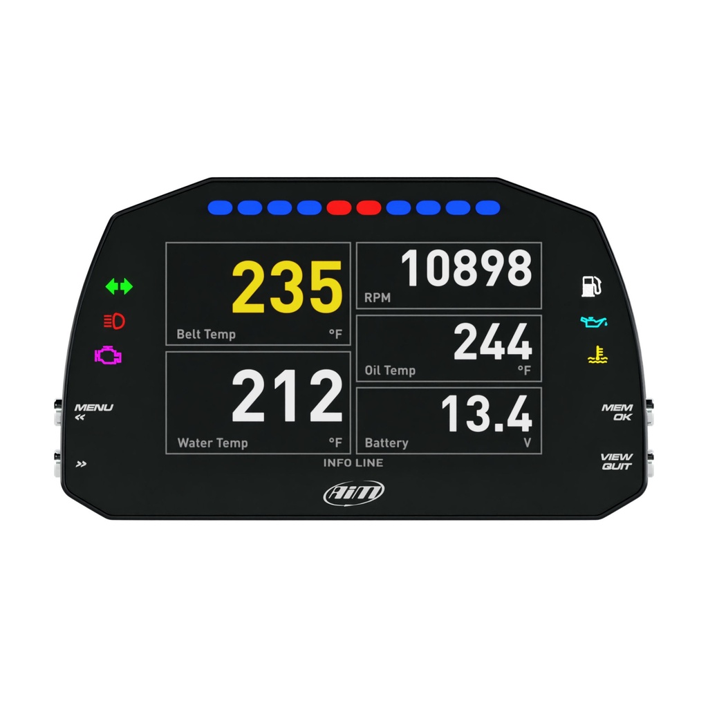 AIM MXS 1.3 Strada Dash (5" Colour TFT Display)