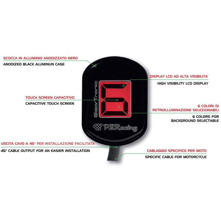 PZRacing GearTronic Zero Plug And Play Gear Indicator
