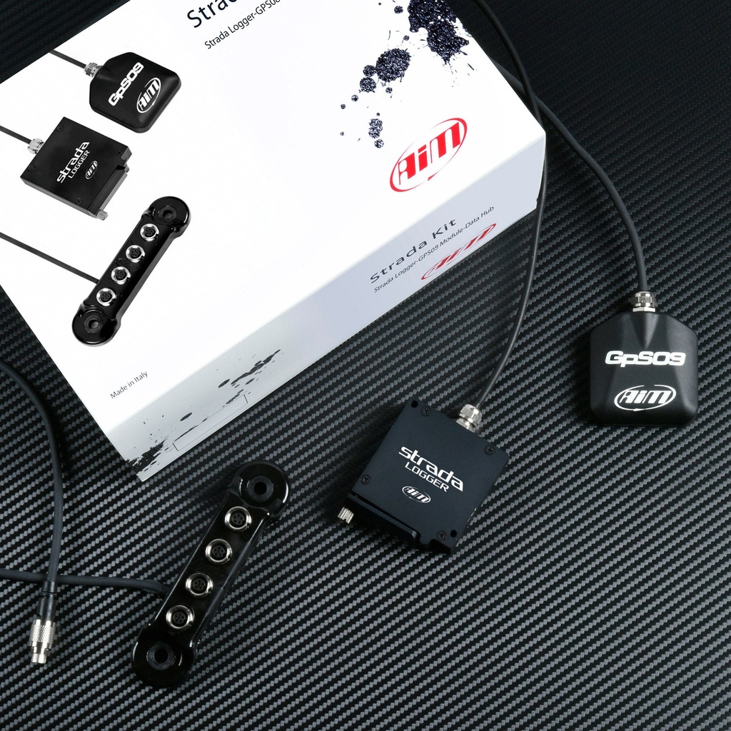AIM Strada Track Logger Kit With Data Hub And GPS