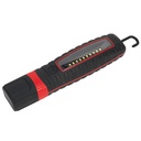 Sealey Cordless 360° 10 SMD+3W LED Rechargeable Inspection Lamp Black Lithium-ion