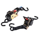 Bike-It Auto-Retractable Ratchet Tiedown - 2Pc