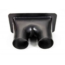 Demon Tweeks Rectangular Intake Duct With Dual Outlets