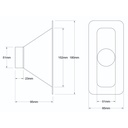 Revotec Rectangular Intake Duct