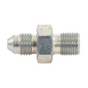 Automotive Plumbing Solutions Zinc Plated Steel BSP to JIC Male To Male Adaptors