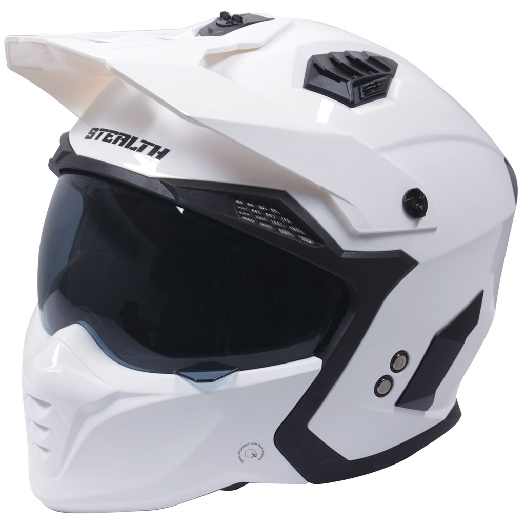 Stealth Fighter HS711 Plain Motorcycle Helmet