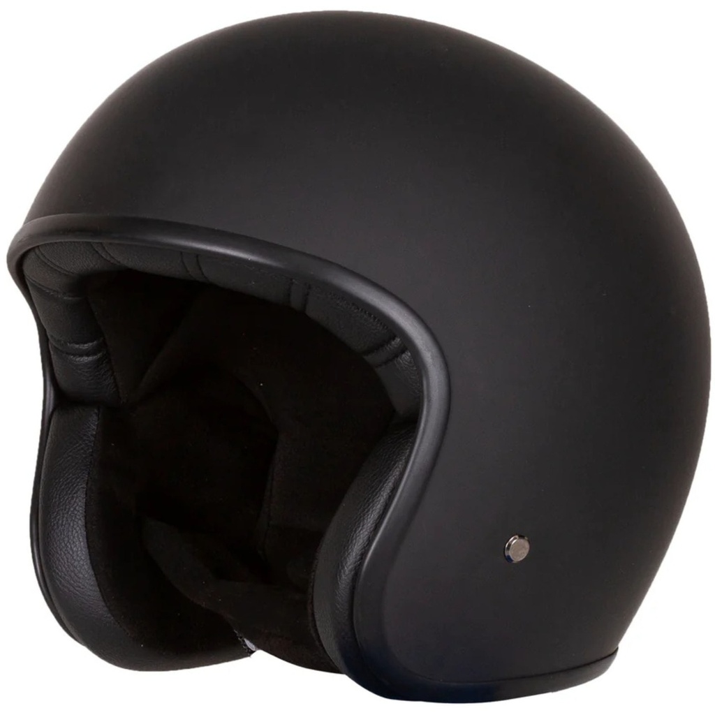 Merlin Blackbird Jet Plain Motorcycle Helmet