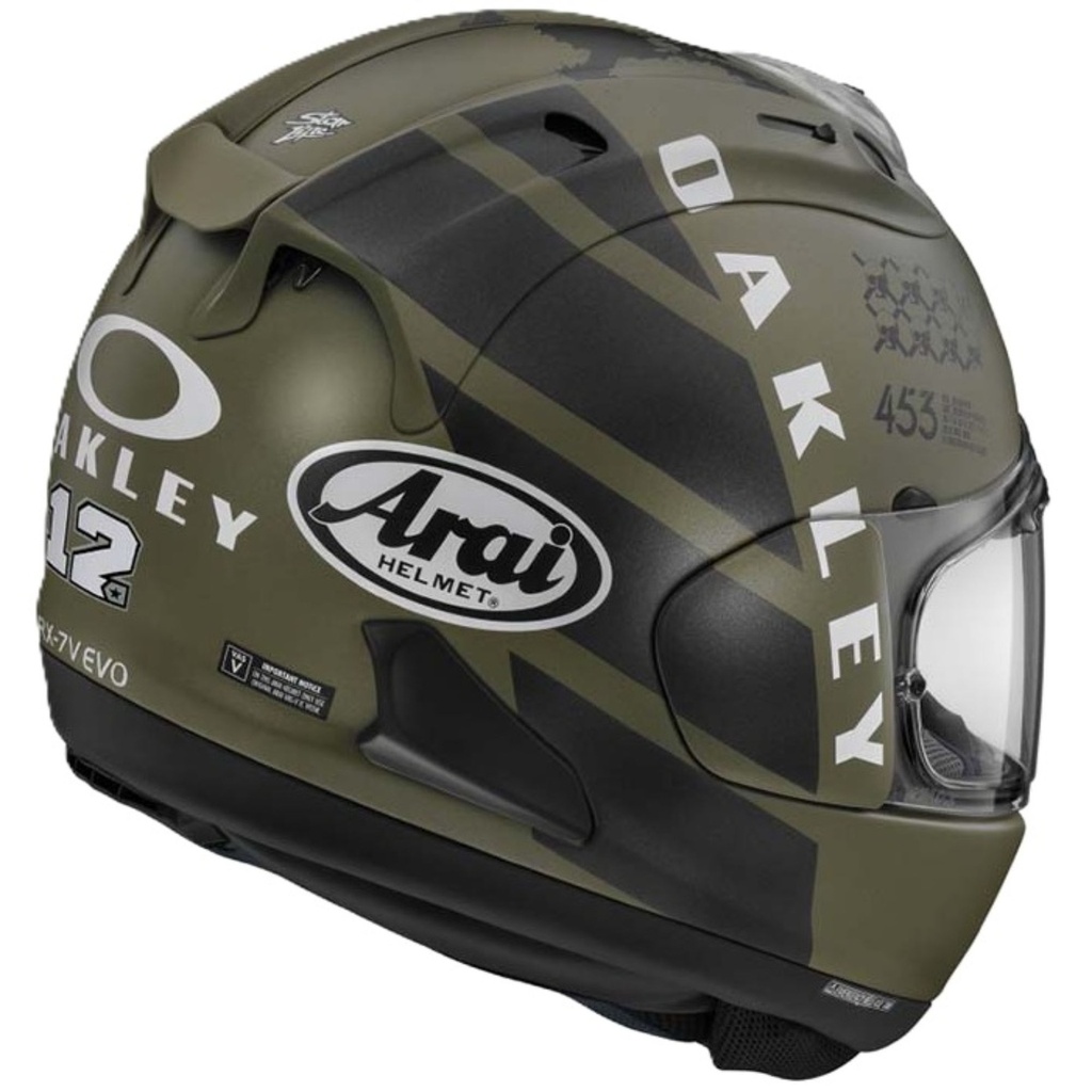 Arai RX-7V Evo MVK Oakley 2023 Replica Motorcycle Helmet