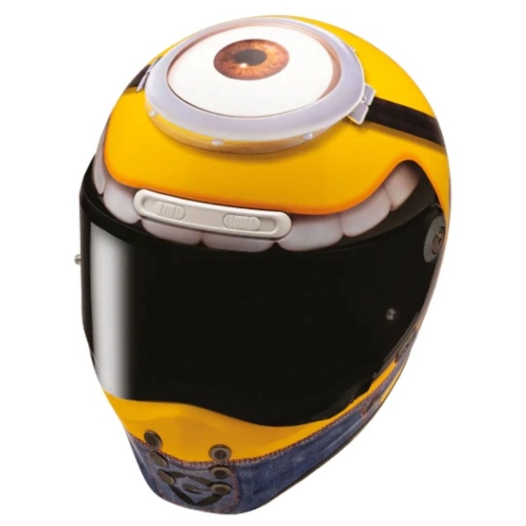 HJC V10 Stuart Minions MC3 Motorcycle Helmet