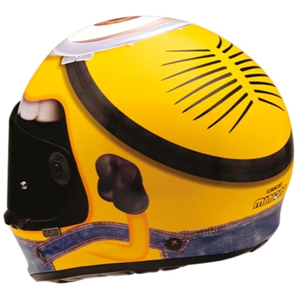 HJC V10 Stuart Minions MC3 Motorcycle Helmet