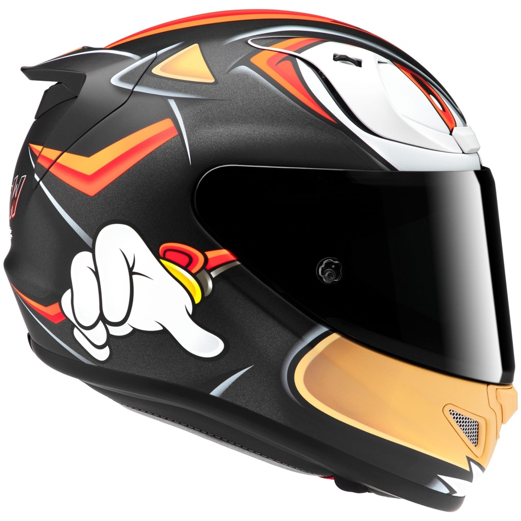 HJC RPHA 12 Shadow The Hedgehog Motorcycle Helmet